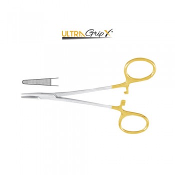 UltraGripX™ TC Webster Needle Holder With Automatic Release Ratchet Stainless Steel, 13 cm - 5"